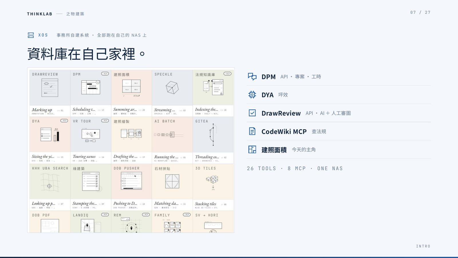 之物建築介紹部署於NAS的XOS系統與建照面積工具